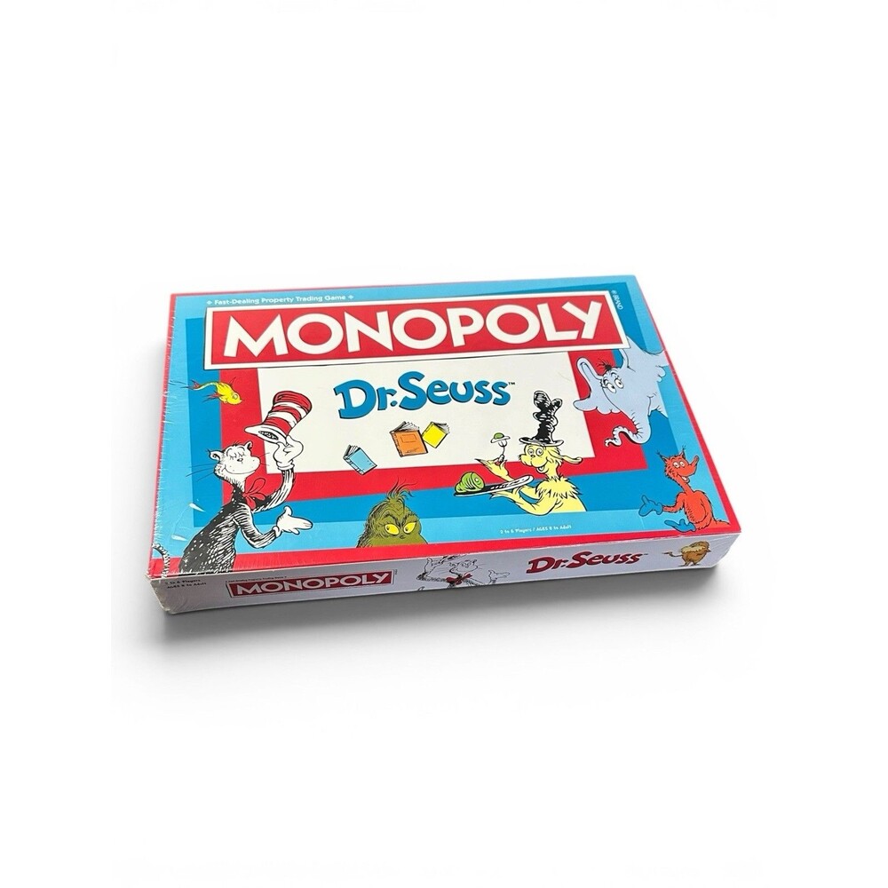 Monopoly - Dr. Seuss Collectible Classic Board Game Has Rip In Plastic